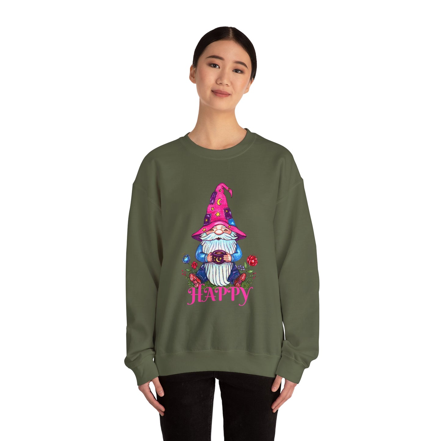 Happy Gnome Unisex Heavy Blend™ Crewneck Sweatshirt