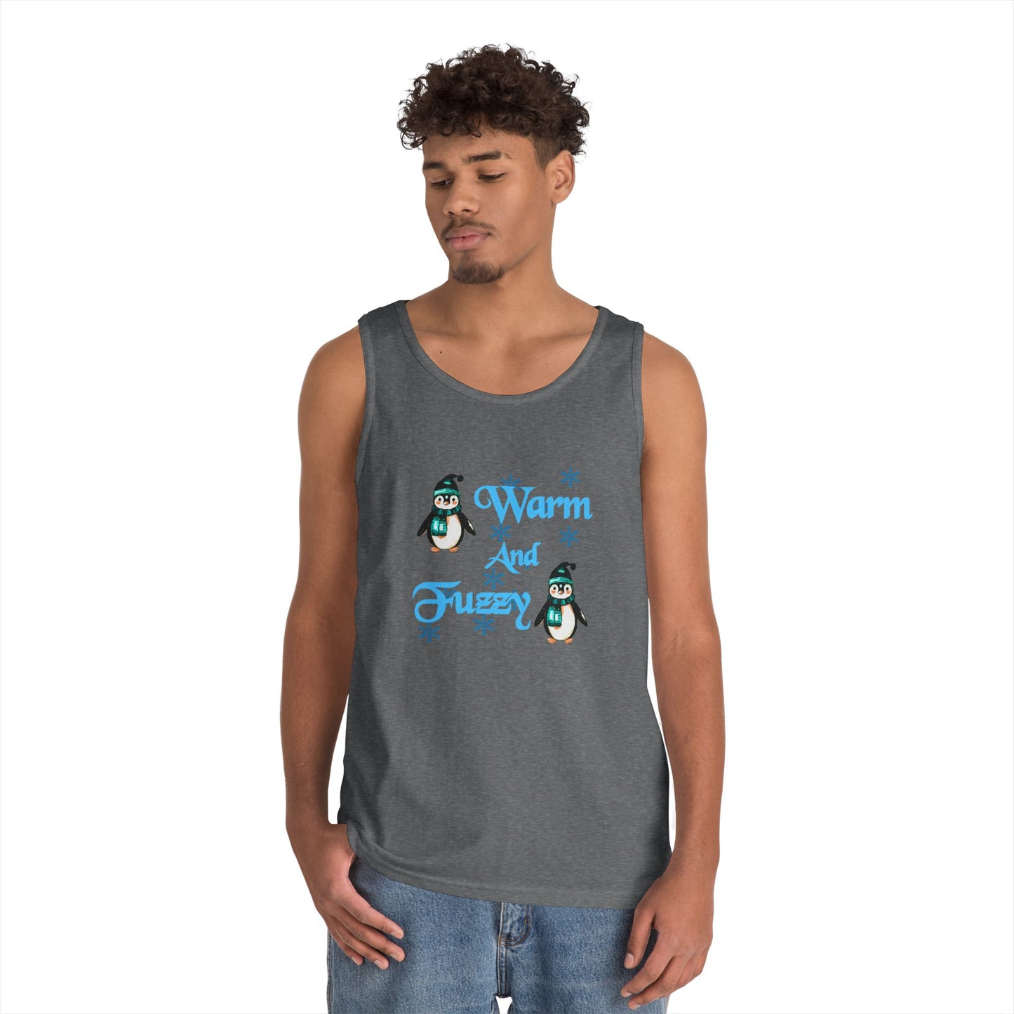 Warm and Fuzzy Unisex Heavy Cotton Tank Top