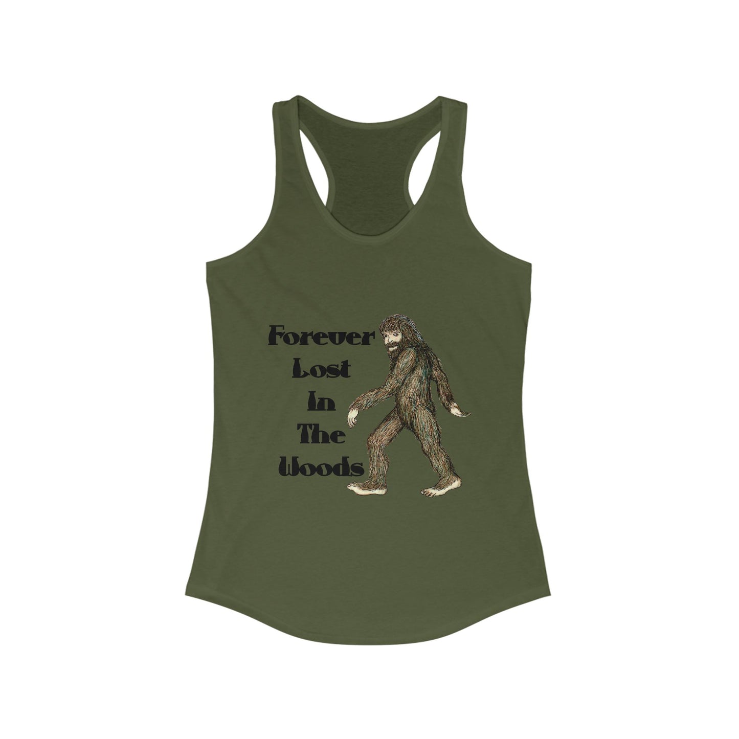 Lost in the Woods Women's Ideal Racerback Tank