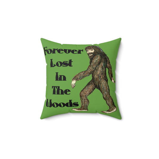 Lost in the Woods Spun Polyester Square Pillow