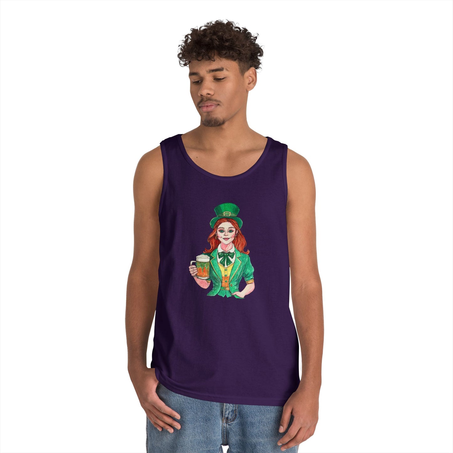 Paddy's Day Cheers Unisex Heavy Cotton Tank Top