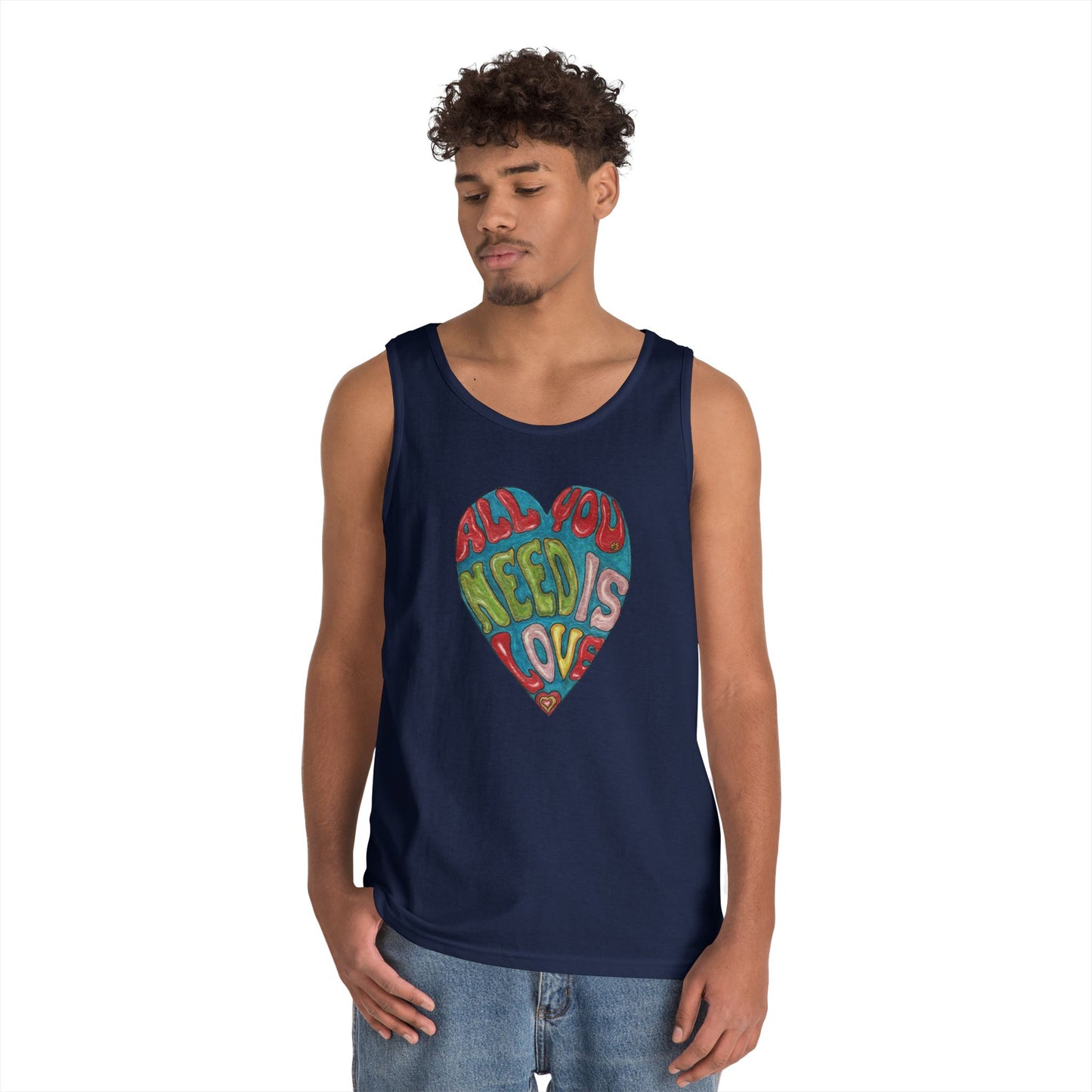 Love Unisex Heavy Cotton Tank Top