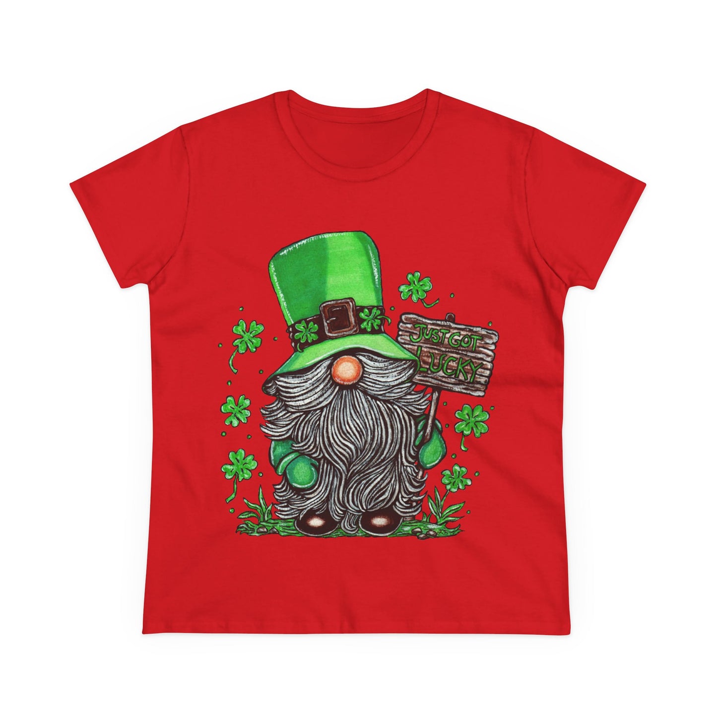 Gnomish Leprechaun Women's Midweight Cotton Tee