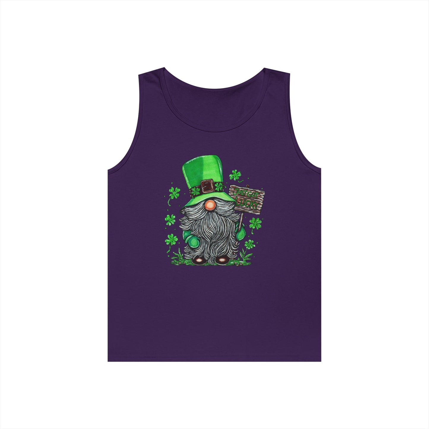 Gnomish Leprechaun Unisex Heavy Cotton Tank Top