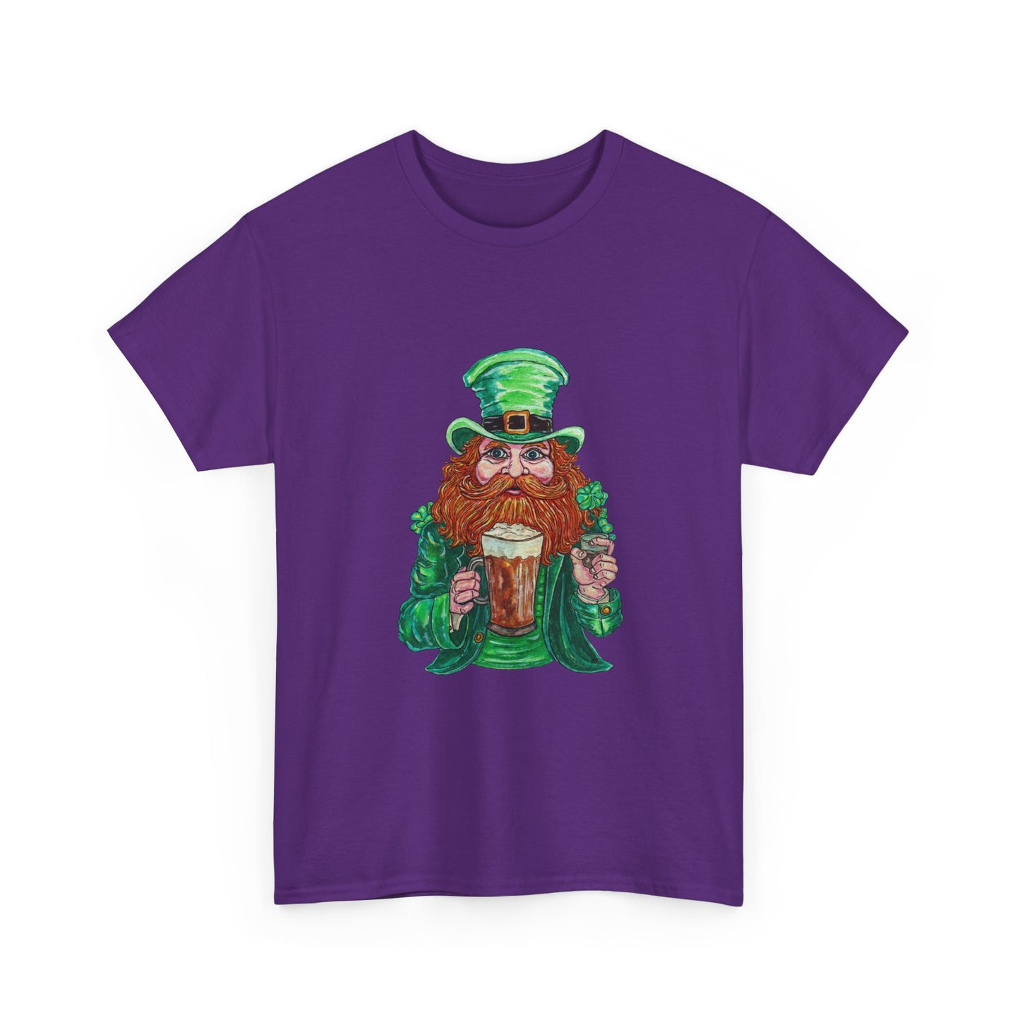 Drunken Leprechaun Unisex Heavy Cotton Tee