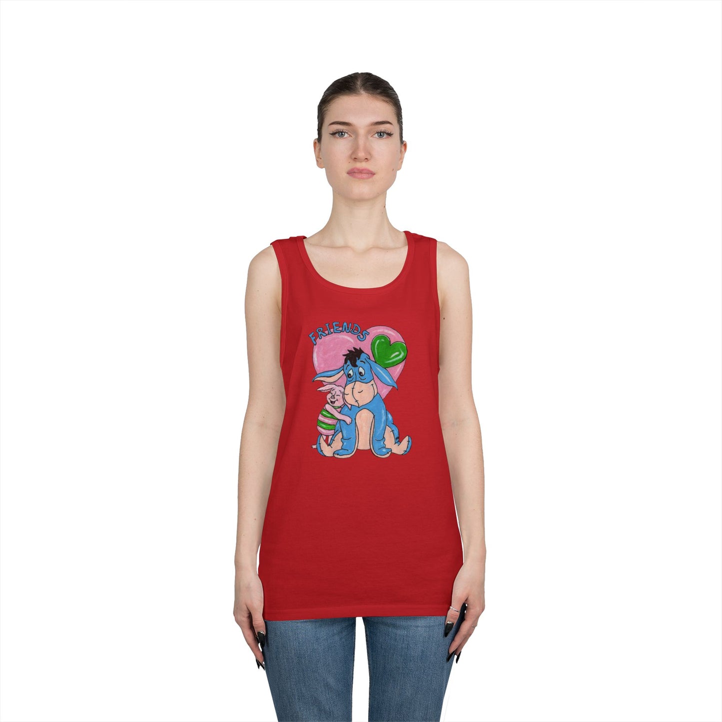 Best Friends Unisex Heavy Cotton Tank Top