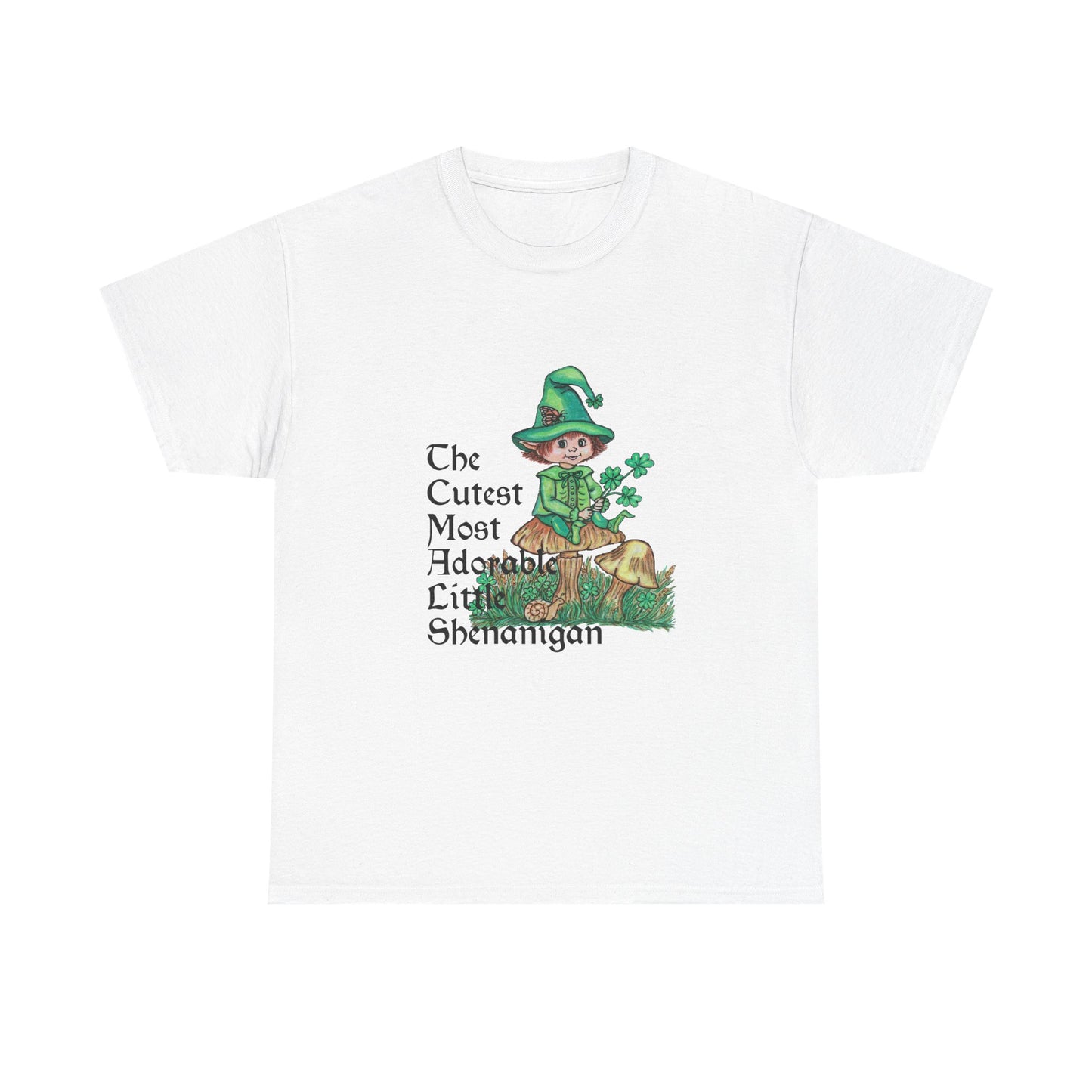 Cutest Leprechaun Unisex Heavy Cotton Tee