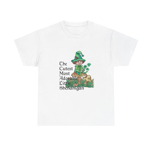 Cutest Leprechaun Unisex Heavy Cotton Tee