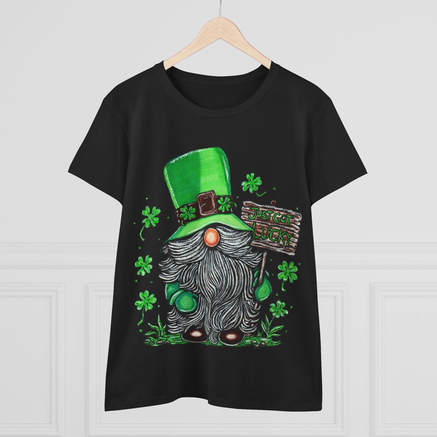 Gnomish Leprechaun Women's Midweight Cotton Tee
