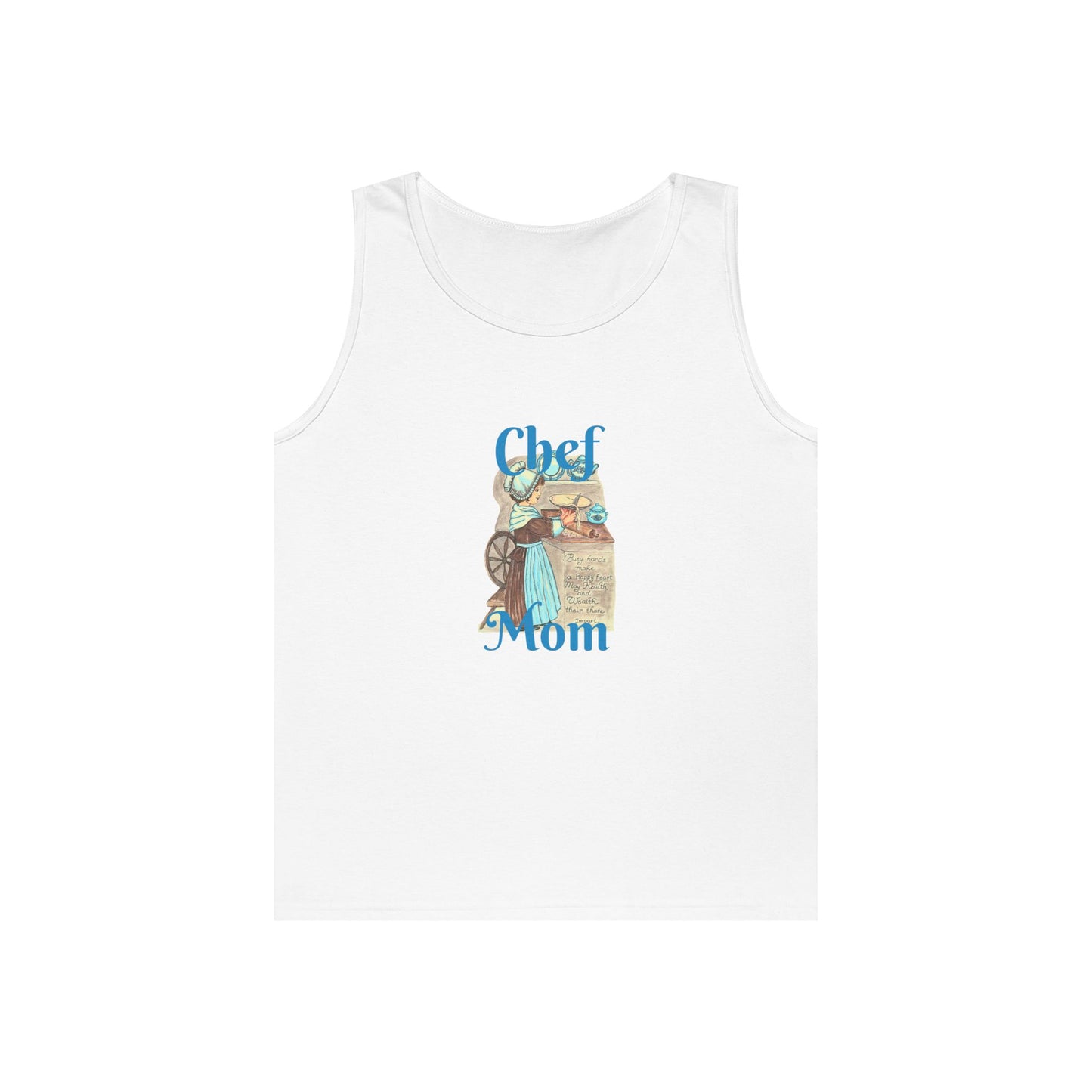 Chef Mom Unisex Heavy Cotton Tank Top