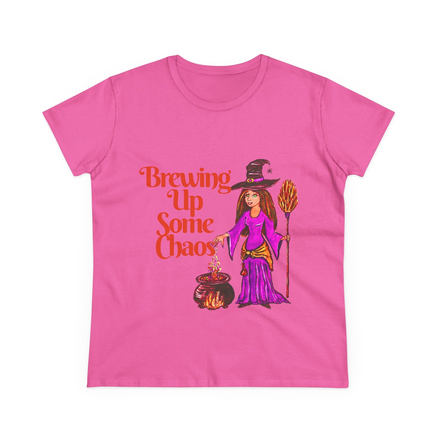 Brewing Up Some Chaos Women's Midweight Cotton Tee