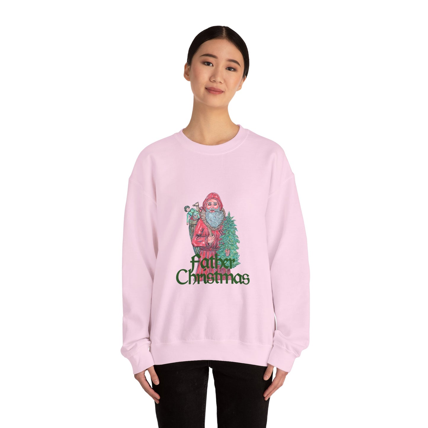 Father Christmas Unisex Heavy Blend™ Crewneck Sweatshirt