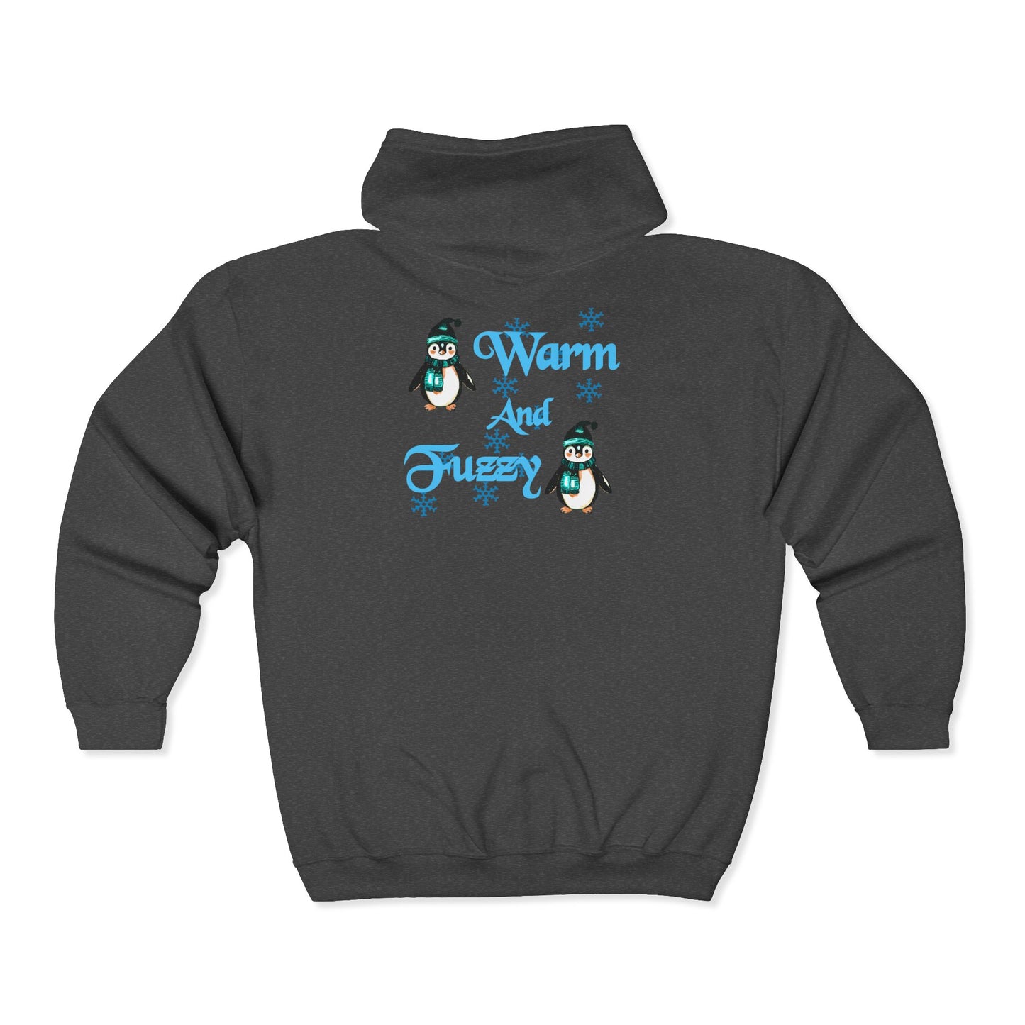 Warm and Fuzzy Unisex Heavy Blend™ Full Zip Hooded Sweatshirt