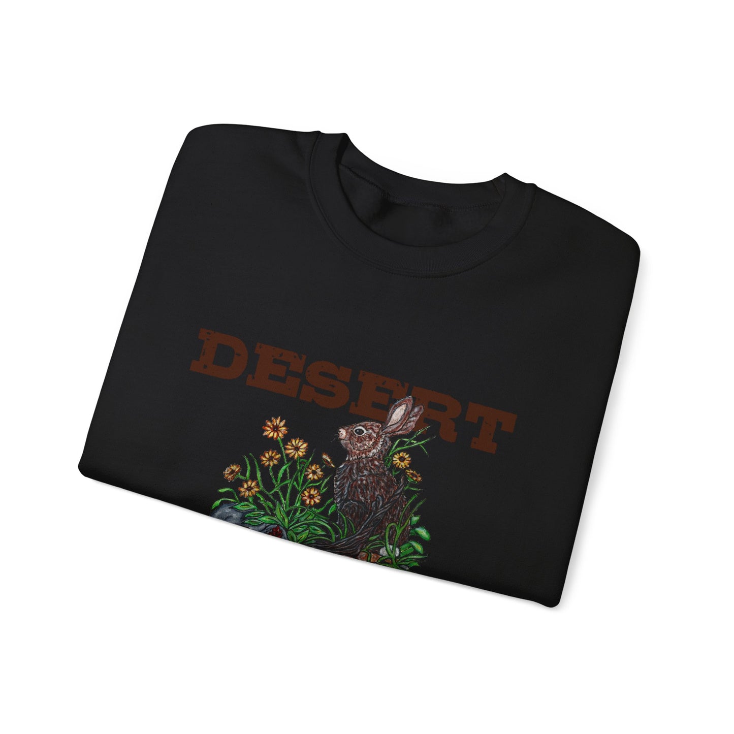 Desert Cotton Tail Unisex Heavy Blend™ Crewneck Sweatshirt