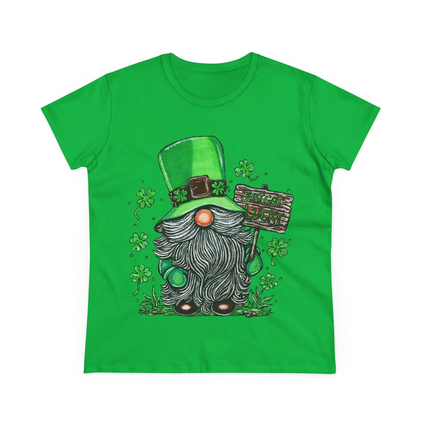Gnomish Leprechaun Women's Midweight Cotton Tee