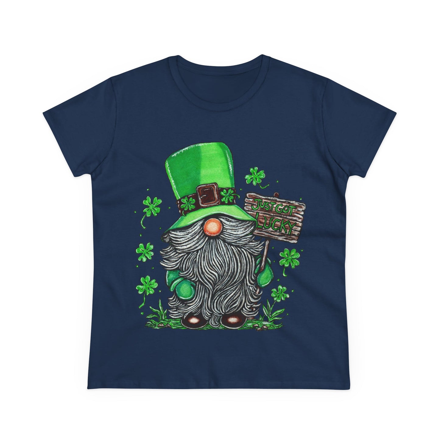 Gnomish Leprechaun Women's Midweight Cotton Tee