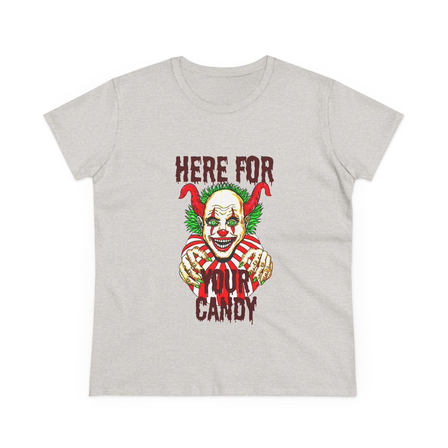 Here for Your Candy Women's Midweight Cotton Tee