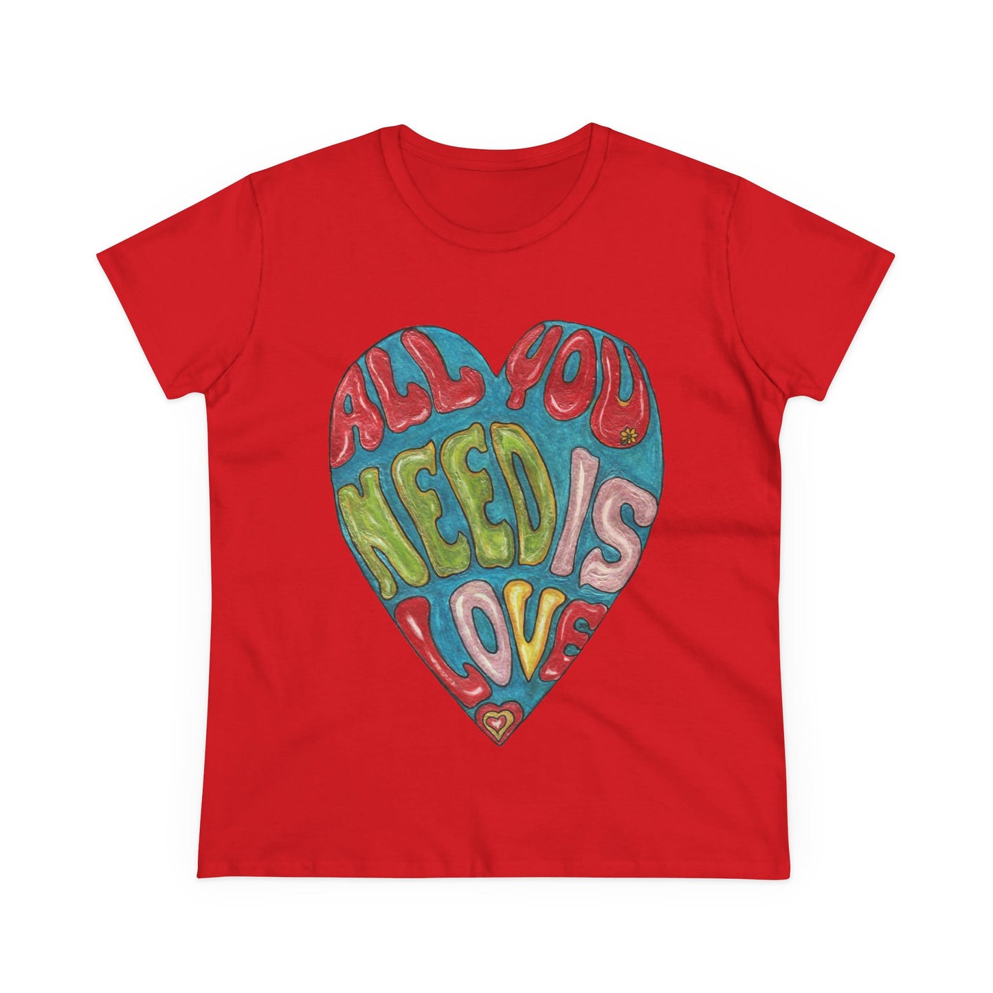 Love Women's Midweight Cotton Tee