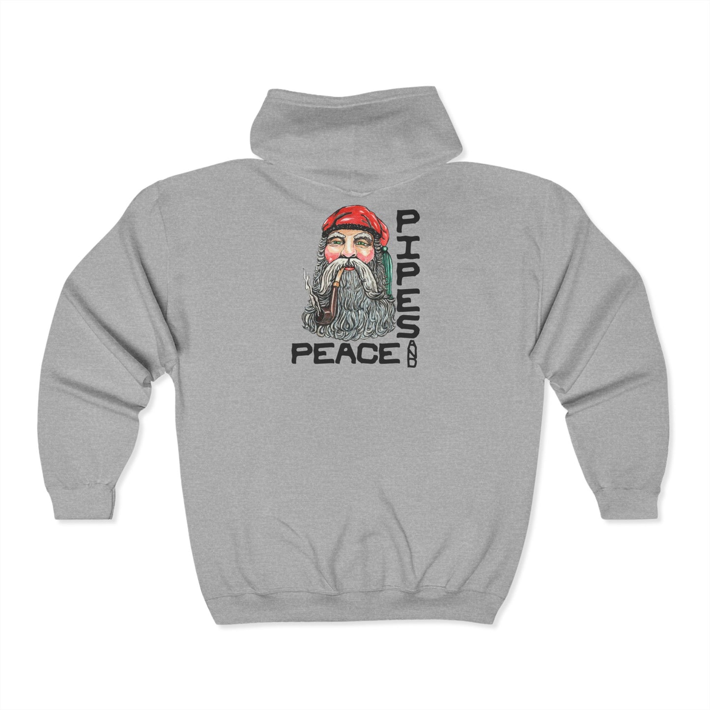 Pipes and Peace Unisex Heavy Blend™ Full Zip Hooded Sweatshirt