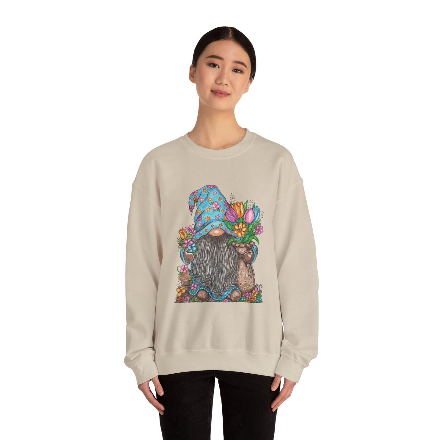 Gardening Gnome Unisex Heavy Blend™ Crewneck Sweatshirt