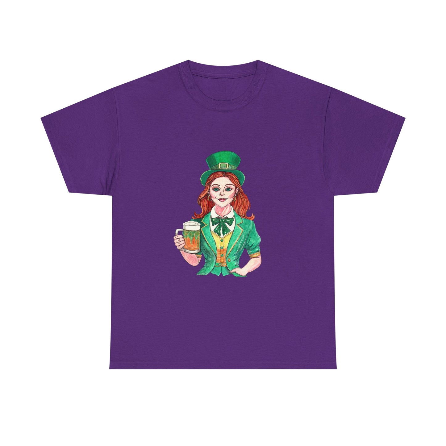 Paddys Day Cheers Unisex Heavy Cotton Tee
