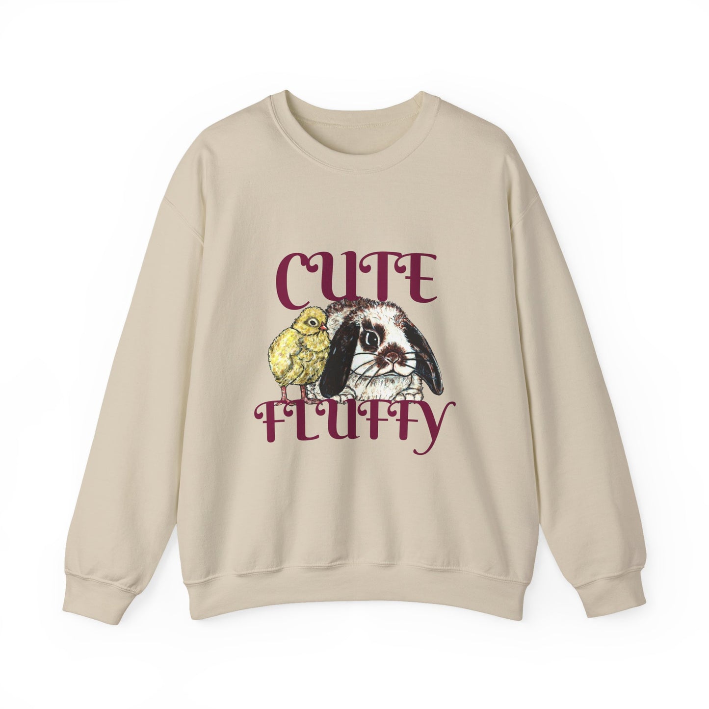 Cute and Fluffy Unisex Heavy Blend™ Crewneck Sweatshirt