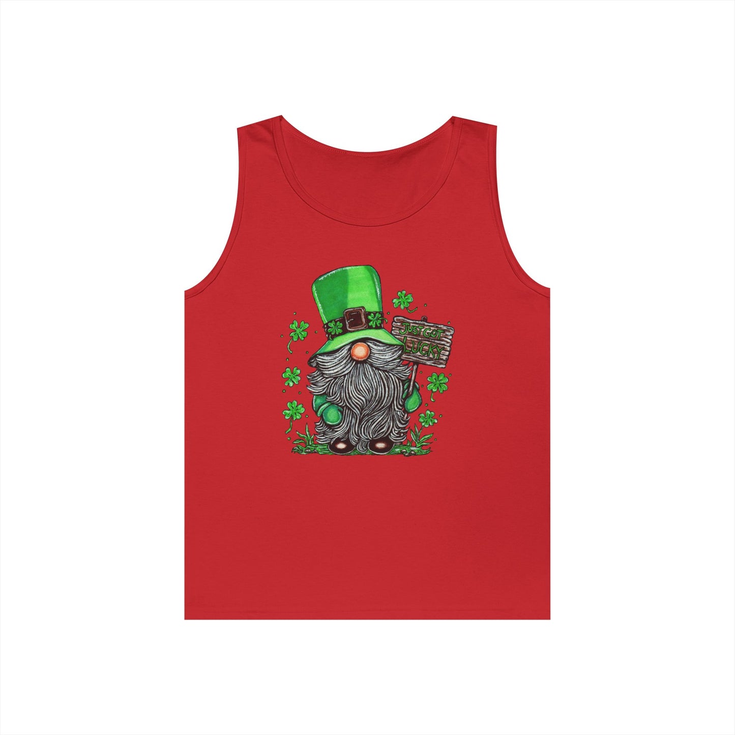 Gnomish Leprechaun Unisex Heavy Cotton Tank Top