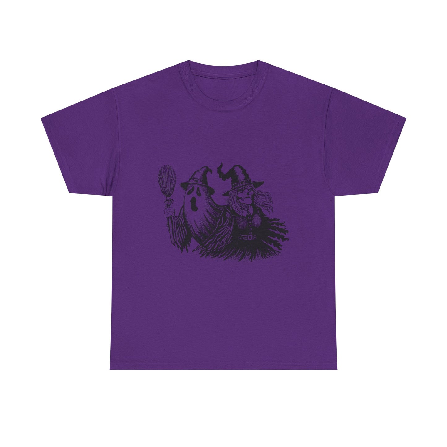 Ghost and Witch Unisex Heavy Cotton Tee