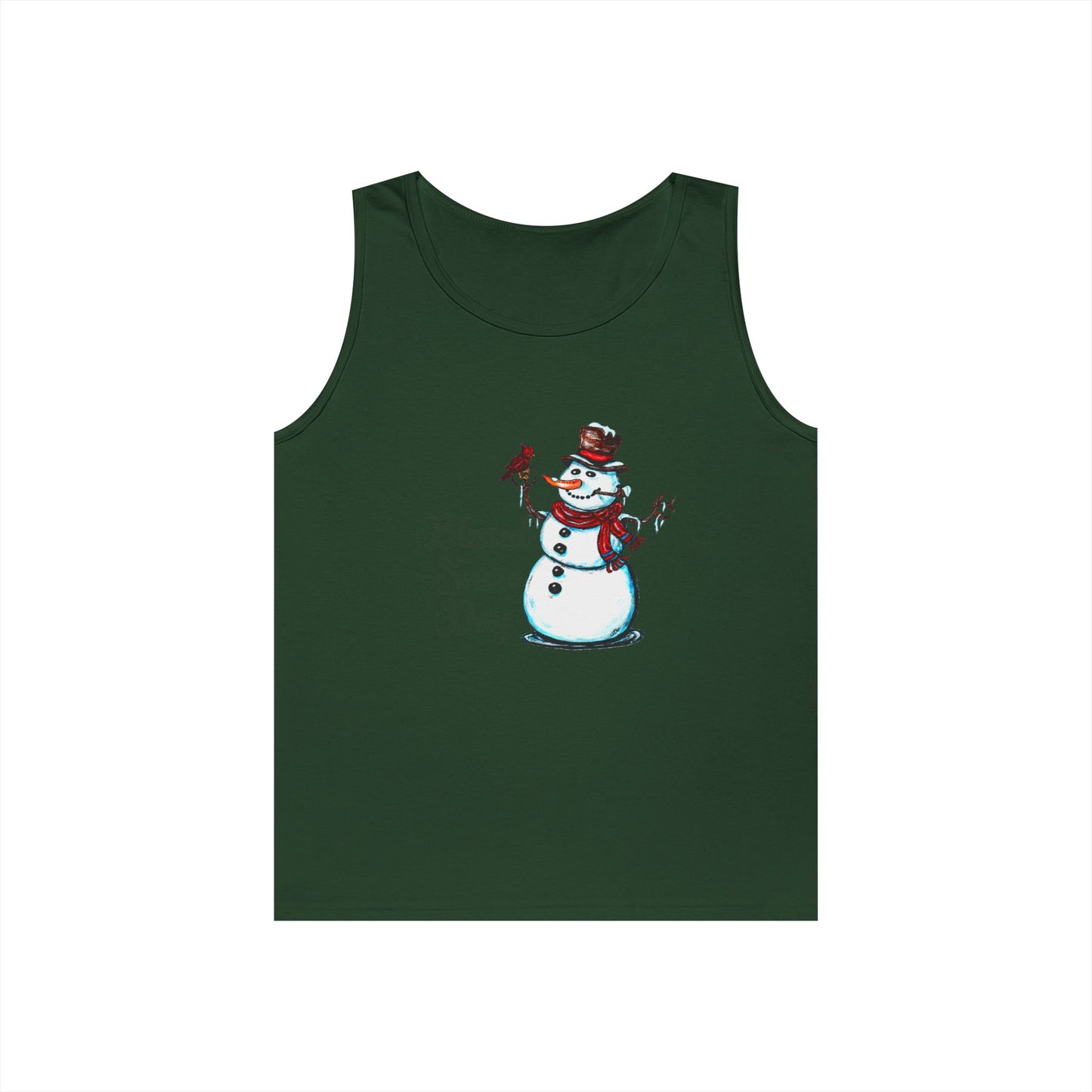 Blessed Snow Day Unisex Heavy Cotton Tank Top