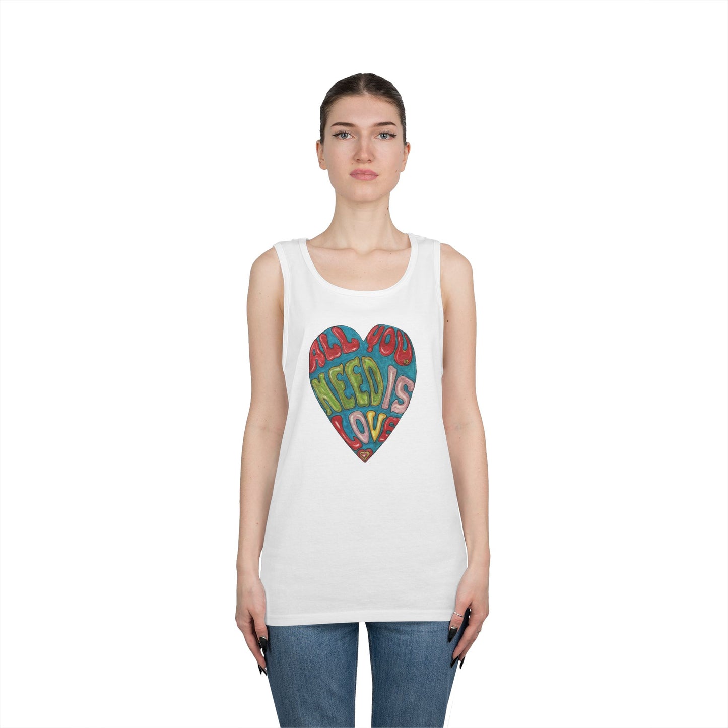 Love Unisex Heavy Cotton Tank Top
