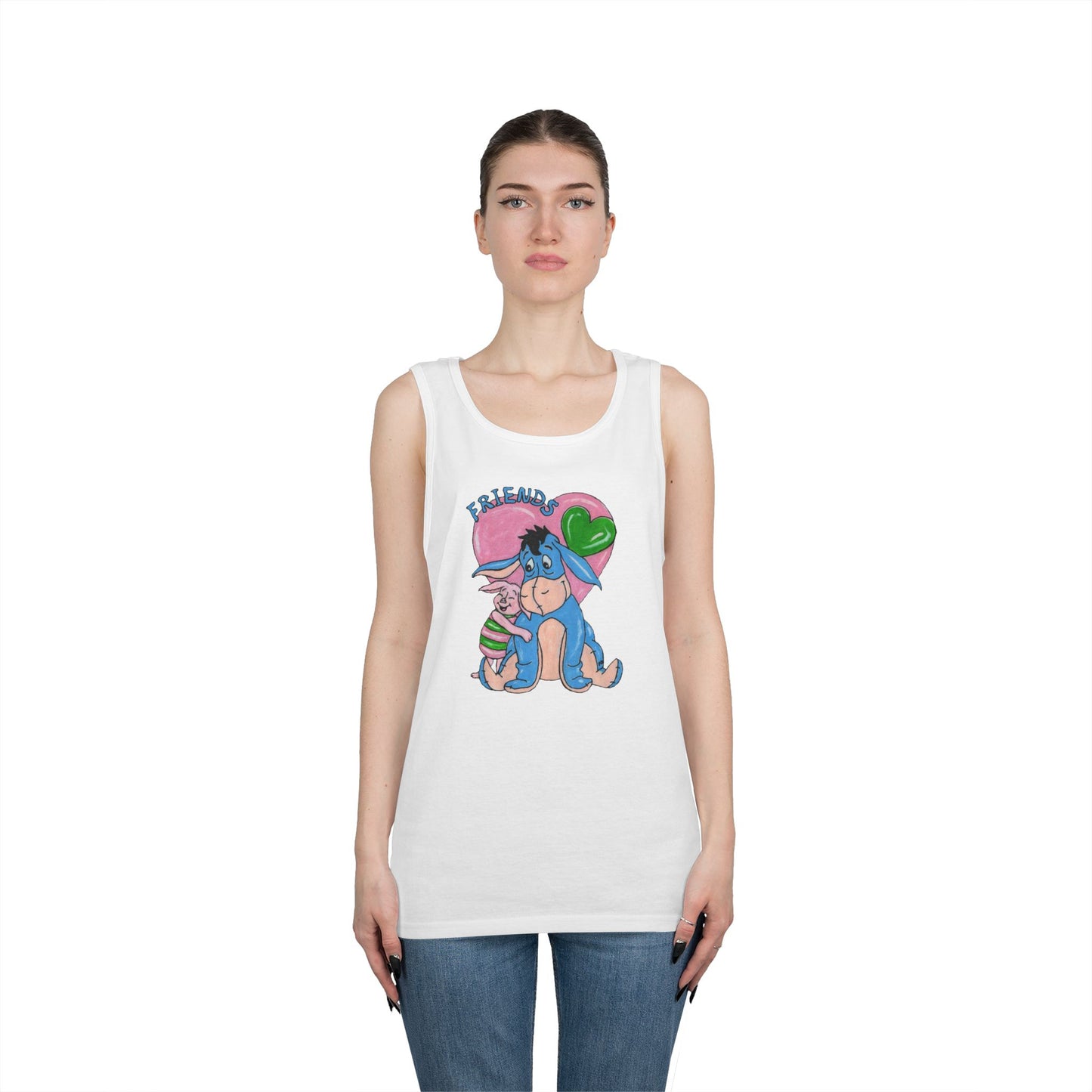 Best Friends Unisex Heavy Cotton Tank Top