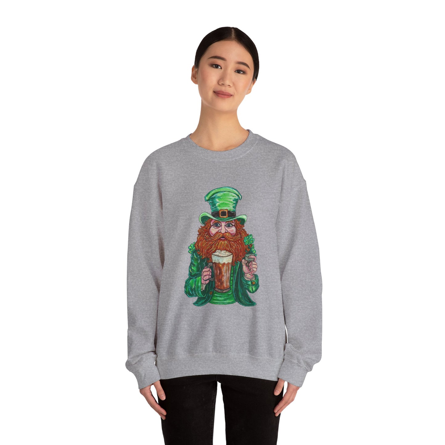 Drunken Leprechaun Unisex Heavy Blend™ Crewneck Sweatshirt