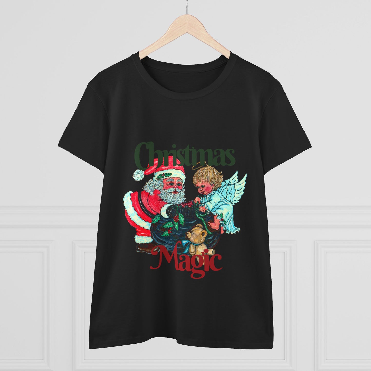Christmas Magic Women's Midweight Cotton Tee