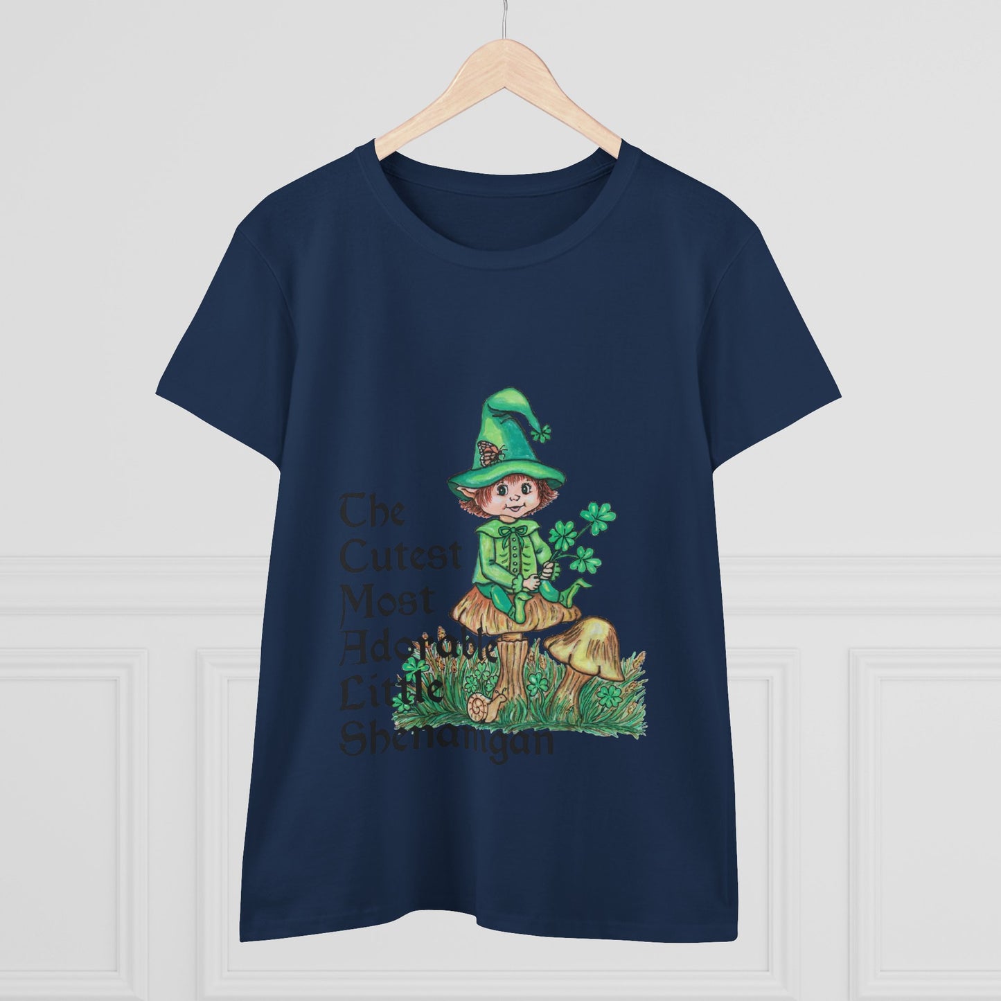 Cutest Leprechaun Women's Midweight Cotton Tee
