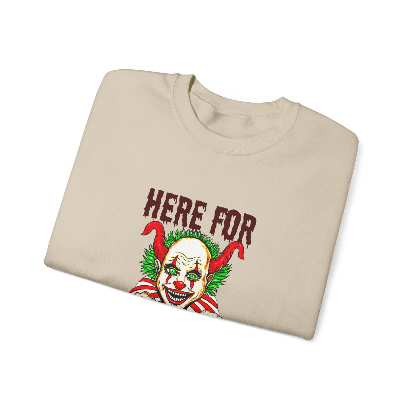 Here for Your Candy Unisex Heavy Blend™ Crewneck Sweatshirt