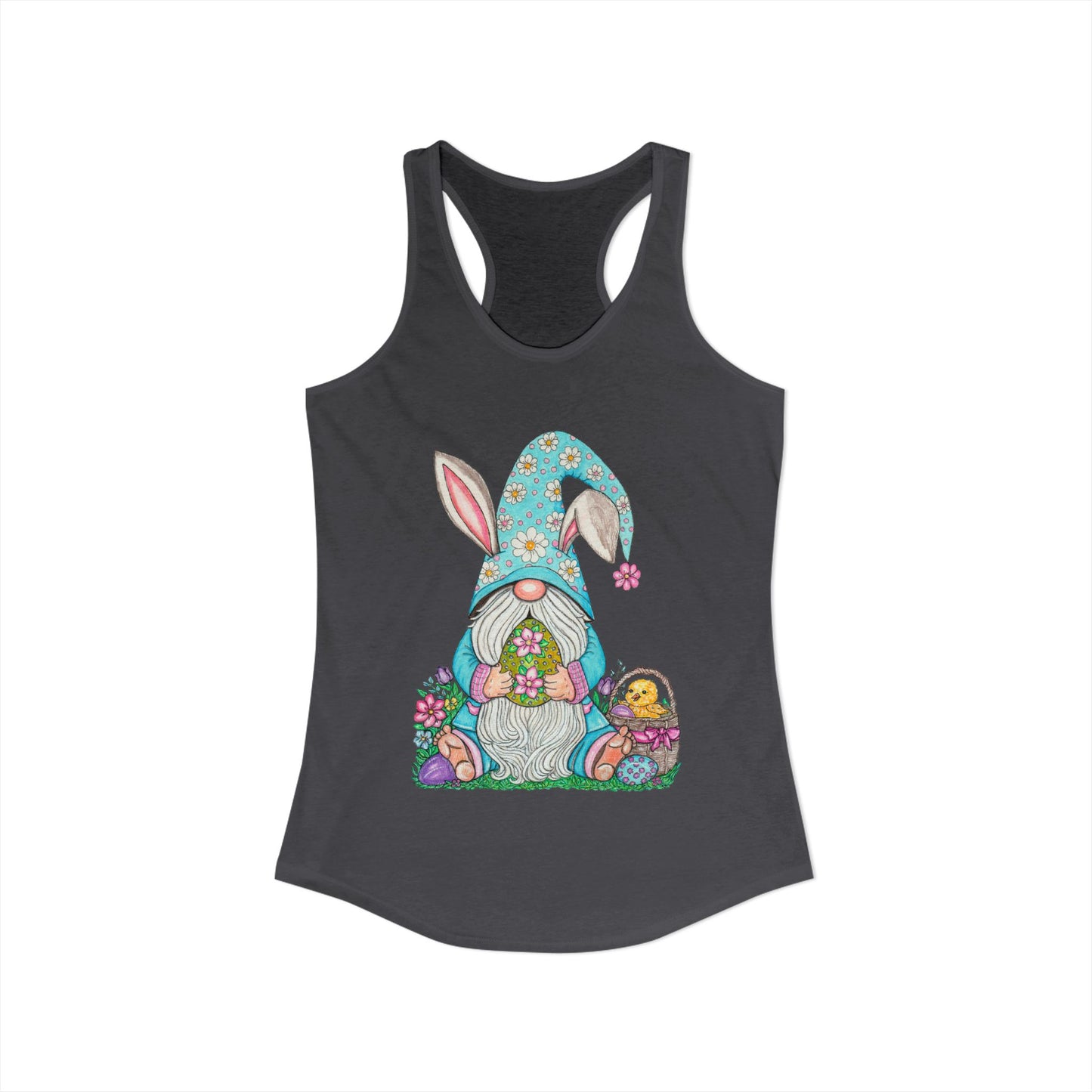 Easter Gnome Women's Ideal Racerback Tank