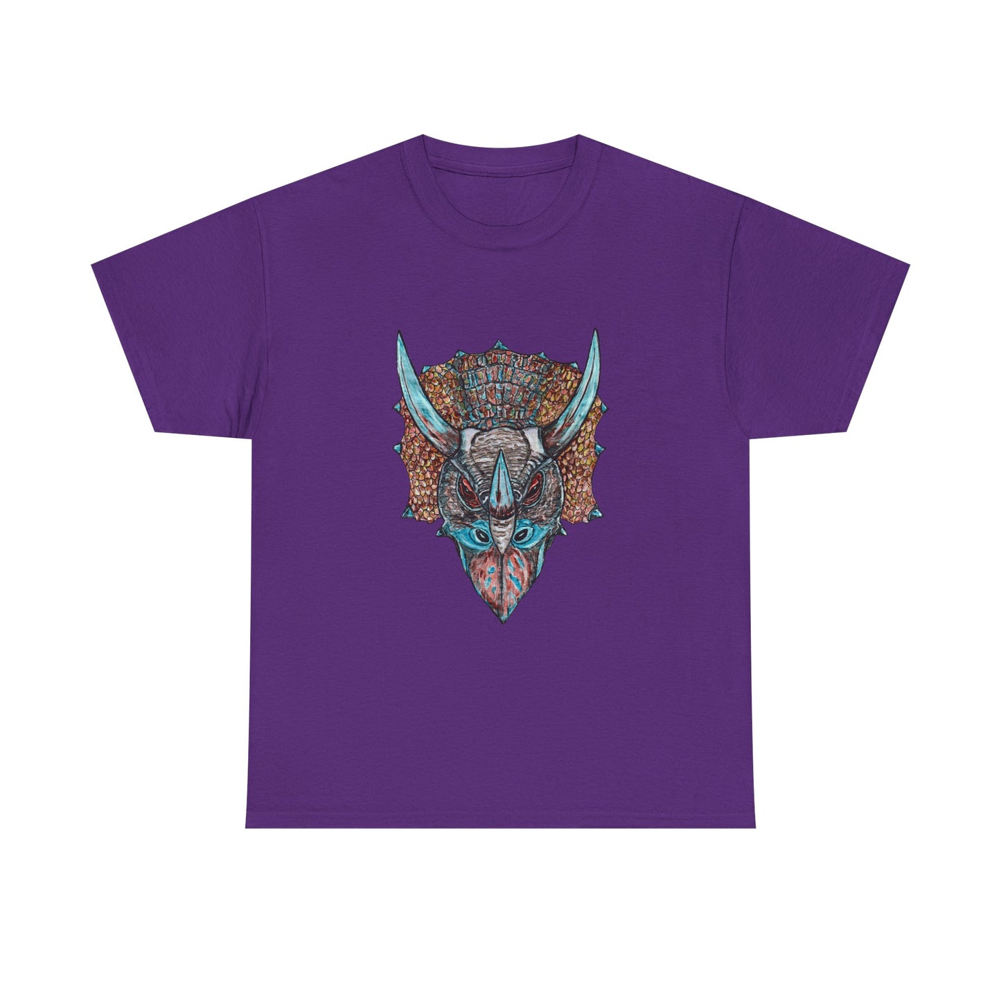 Triceratops Unisex Heavy Cotton Tee