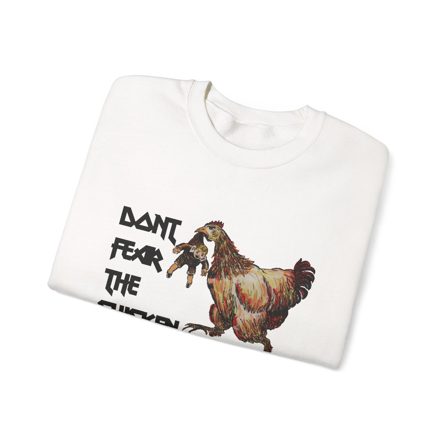 Don't Fear the Chicken Unisex Heavy Blend™ Crewneck Sweatshirt