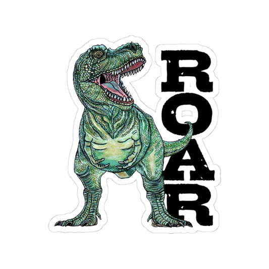T-Rex Roar Kiss-Cut Stickers