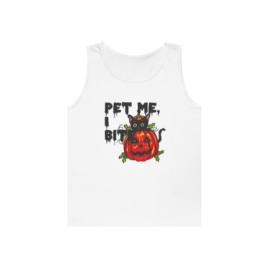 Pet Me Unisex Heavy Cotton Tank Top