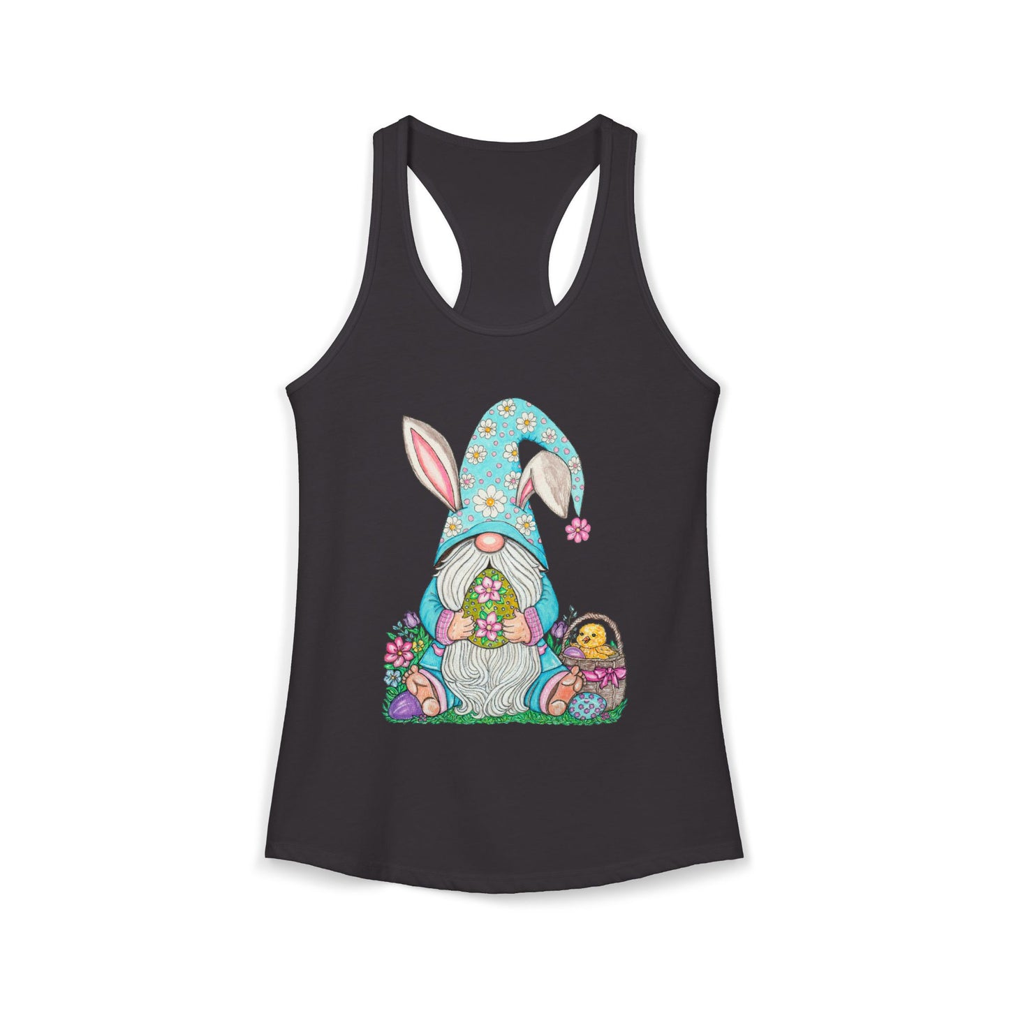 Easter Gnome Women's Ideal Racerback Tank