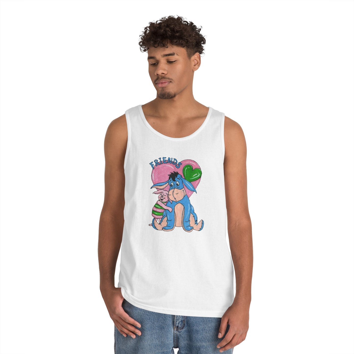 Best Friends Unisex Heavy Cotton Tank Top