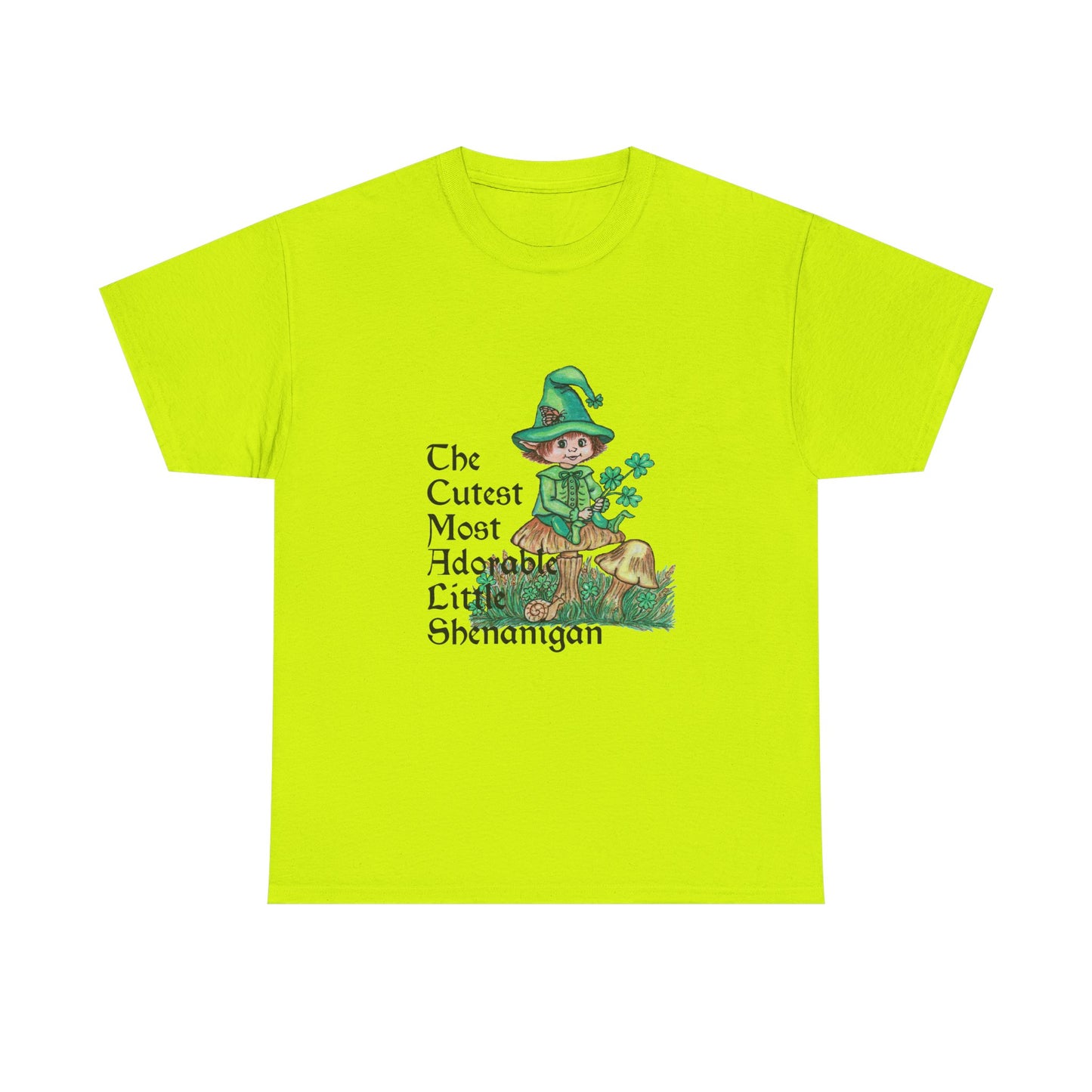 Cutest Leprechaun Unisex Heavy Cotton Tee
