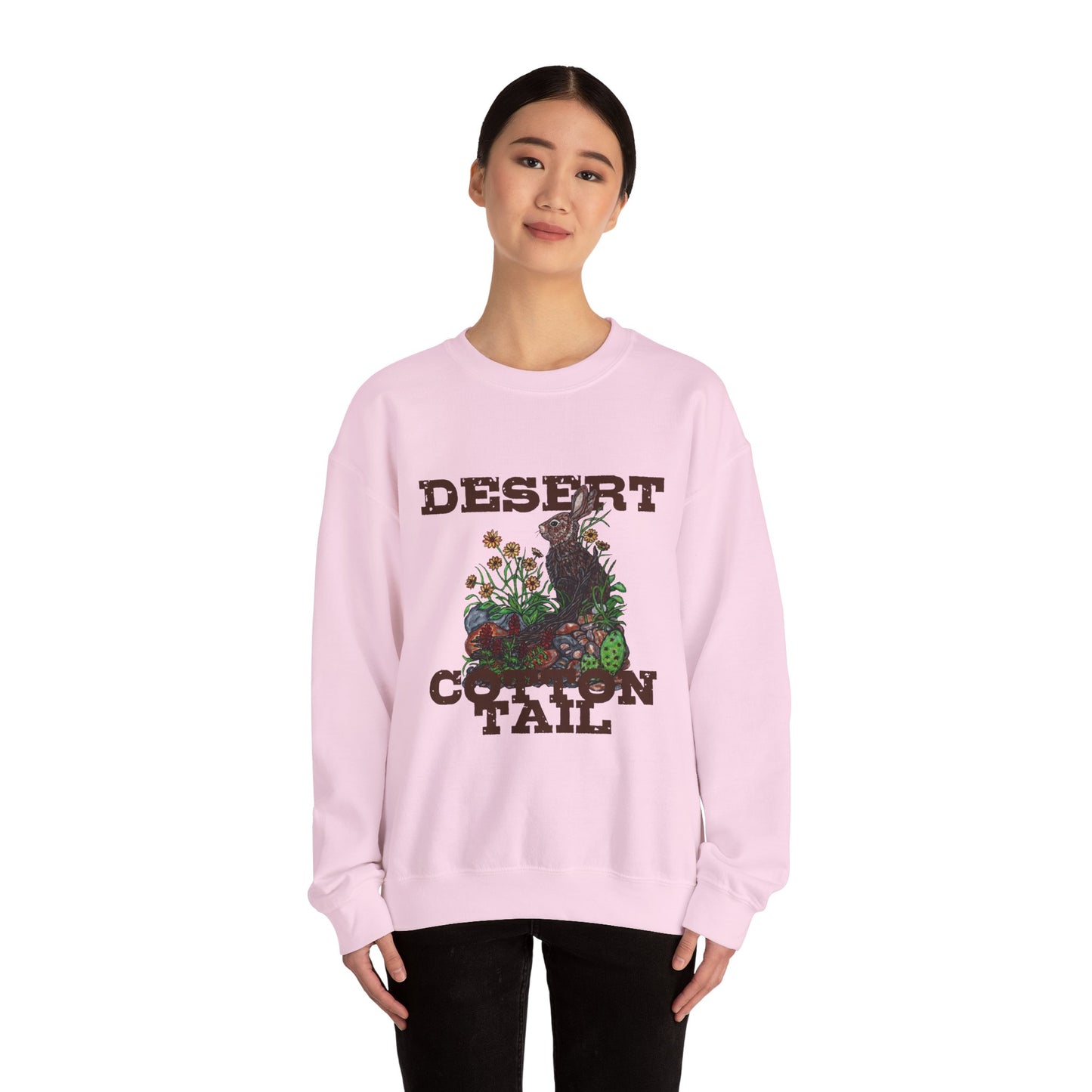 Desert Cotton Tail Unisex Heavy Blend™ Crewneck Sweatshirt
