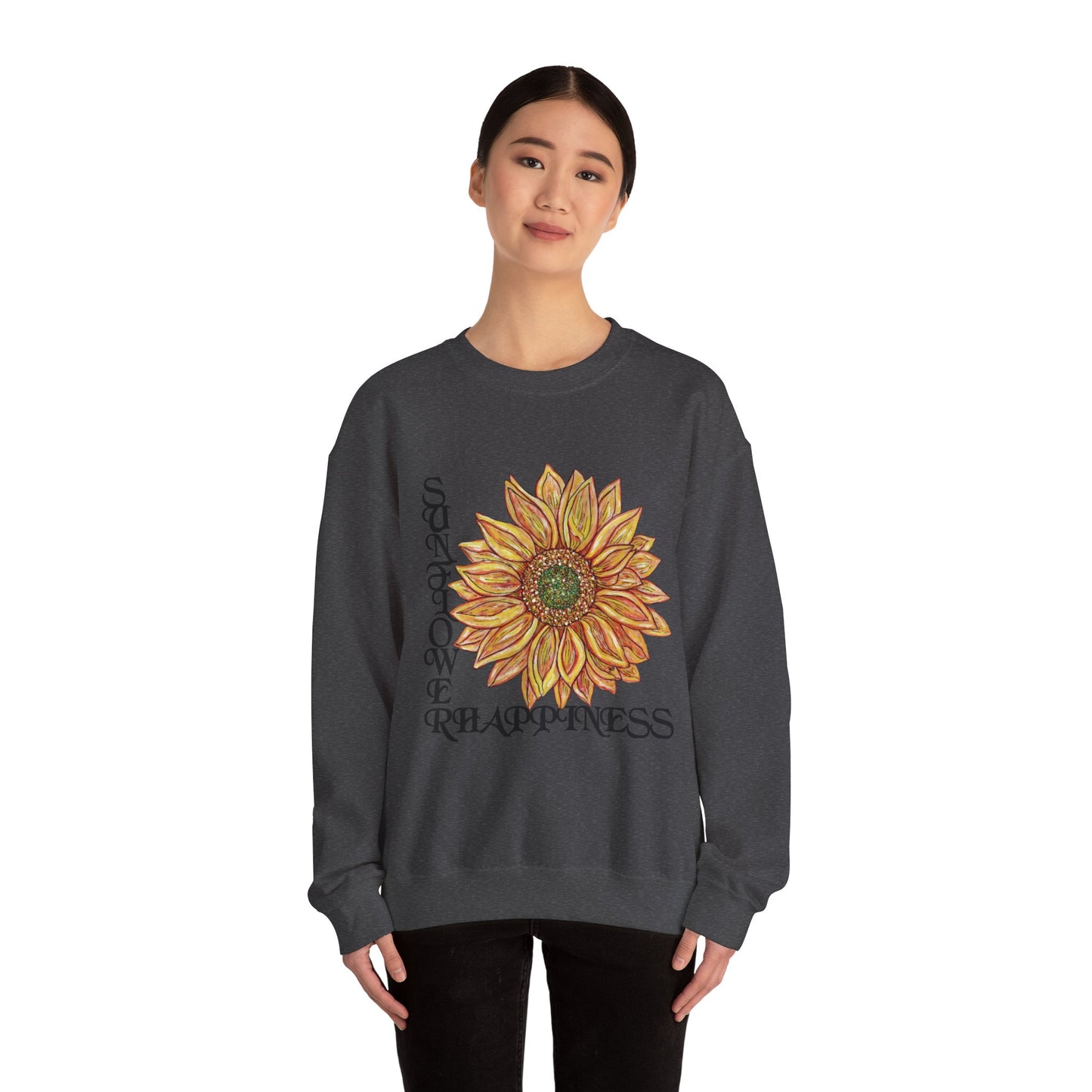 Sunshine and Happiness Unisex Heavy Blend™ Crewneck Sweatshirt