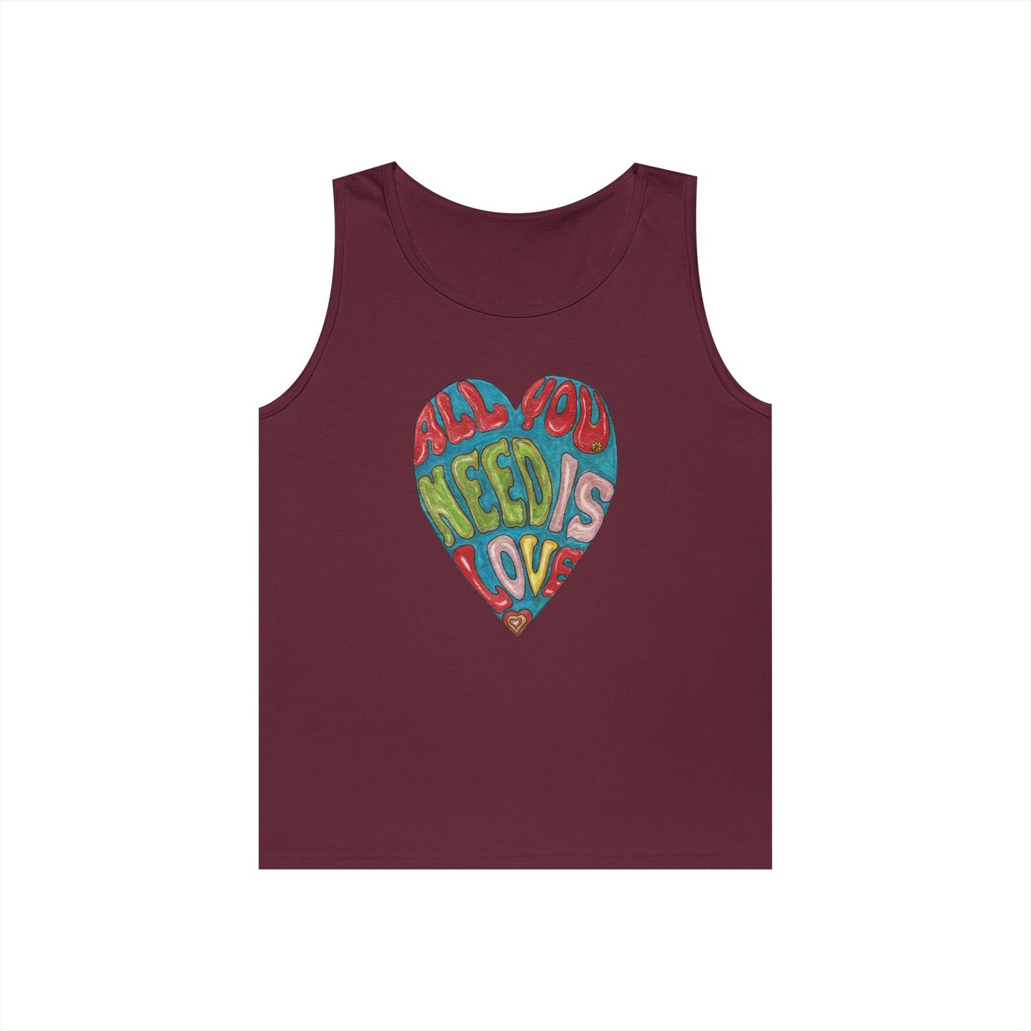 Love Unisex Heavy Cotton Tank Top