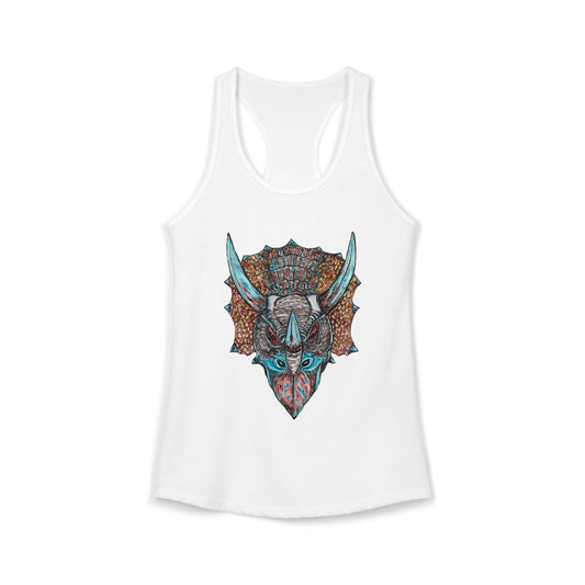 Triceratops Women's Ideal Racerback Tank