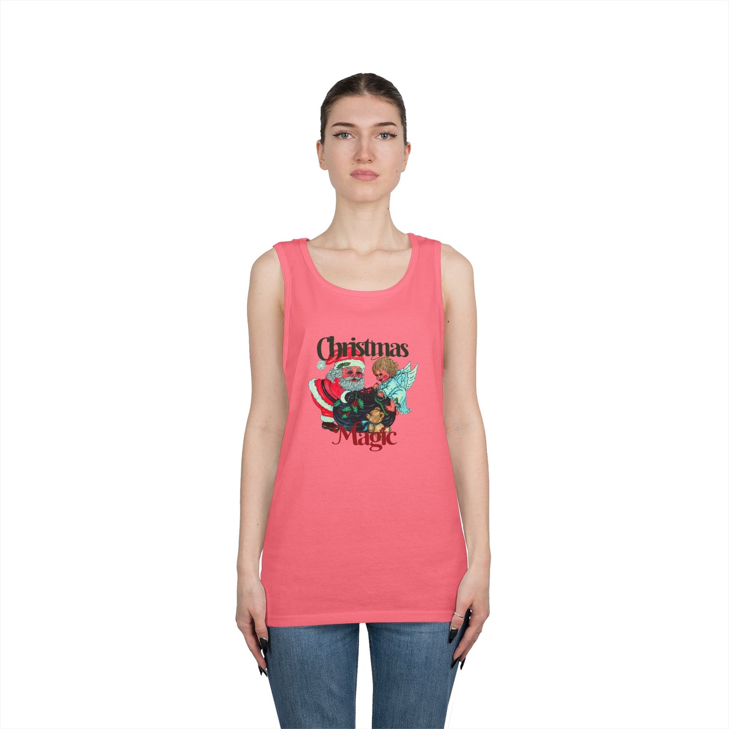 Christmas Magic Unisex Heavy Cotton Tank Top