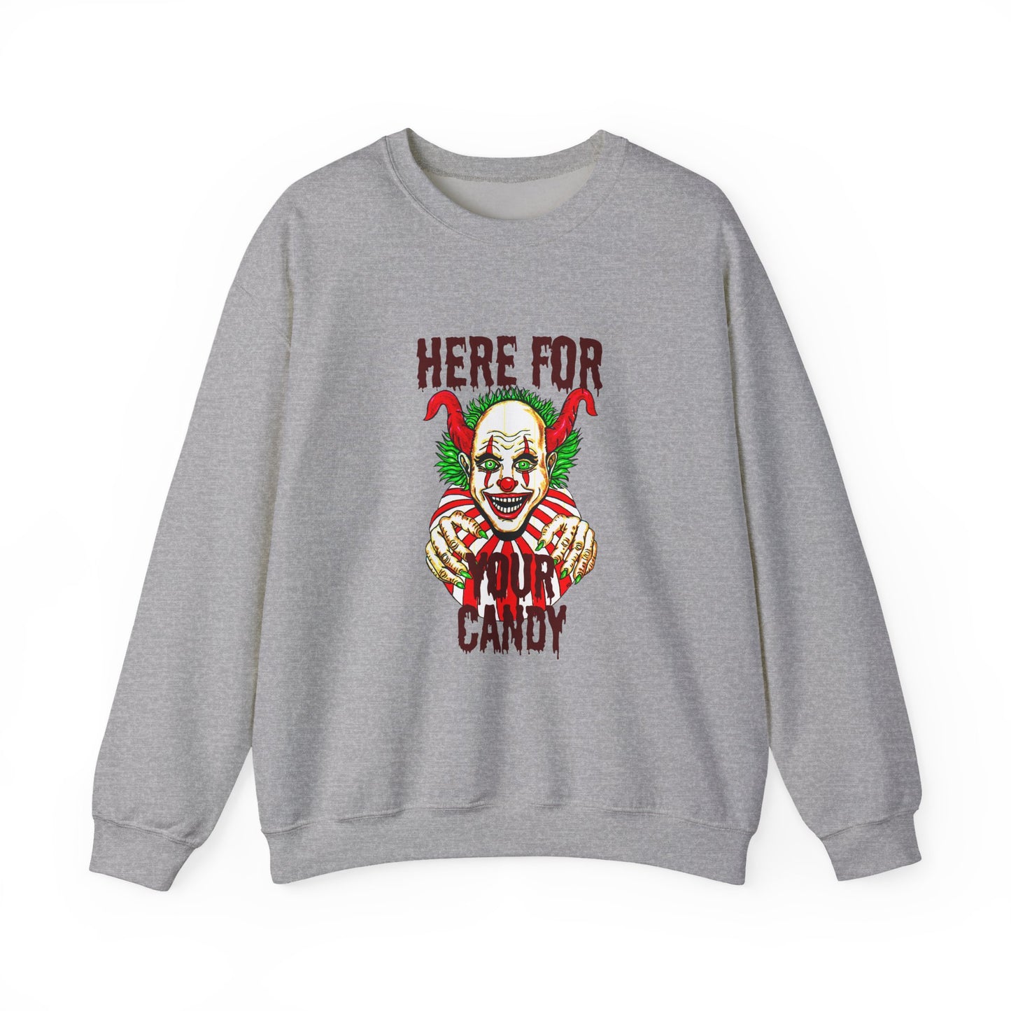 Here for Your Candy Unisex Heavy Blend™ Crewneck Sweatshirt