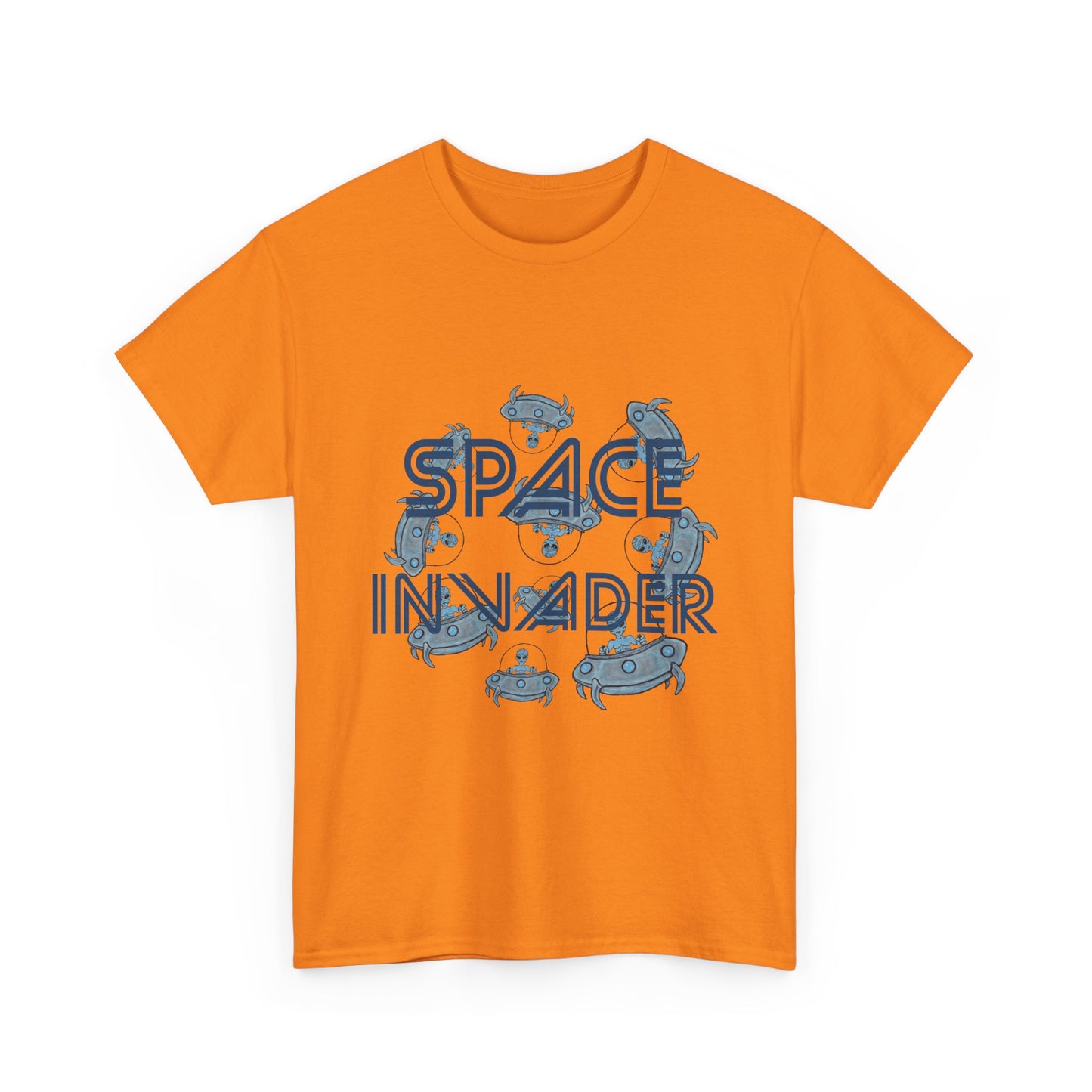 Space Invader Unisex Heavy Cotton Tee